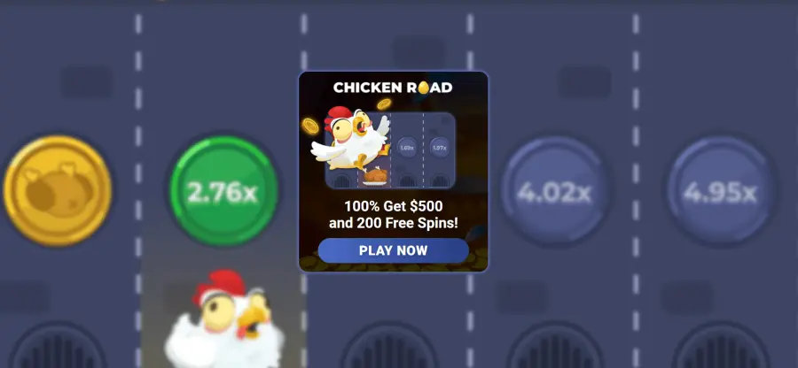 chicken road inteface promocion